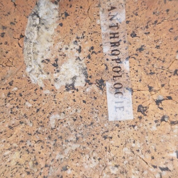 Anthropologie Rope Hanging Earthenware Planter Crackle Blue Glaze 7” Unused - Picture 6 of 6